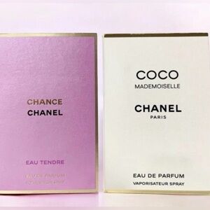CHANEL Chance Eau Tendre & Coco Mademoiselle Perfume Duo